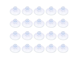 20 Pequeñas Ventosas De Plástico Transparente Sin Gancho, 20 Mm