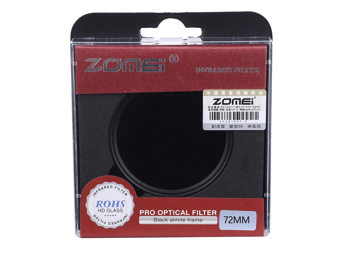 Filtro Infrarrojo 720nm - Filtros Ir Para Cámara Y Equipos Opticos