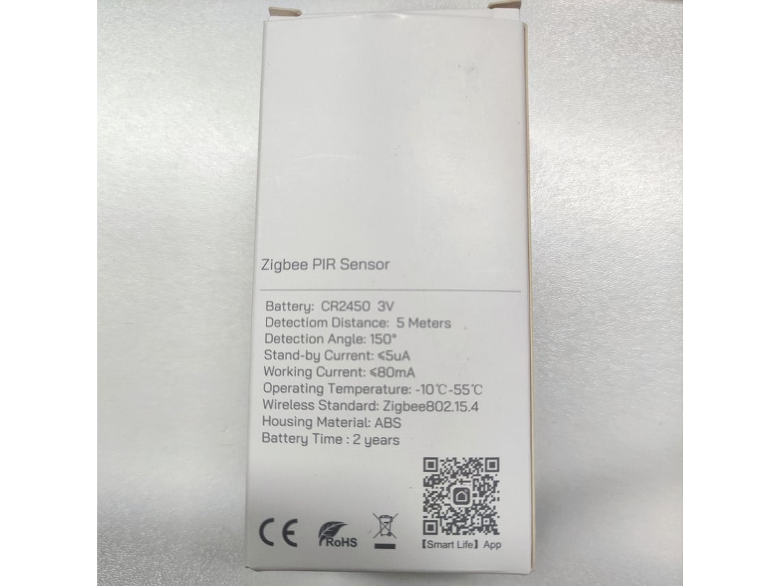 Bj-sensor Inteligente De Puerta Zigbee Controlado Por App Tuya Detector De Abertura/fechamento Alarme De Segurança Para Casa Inteligente