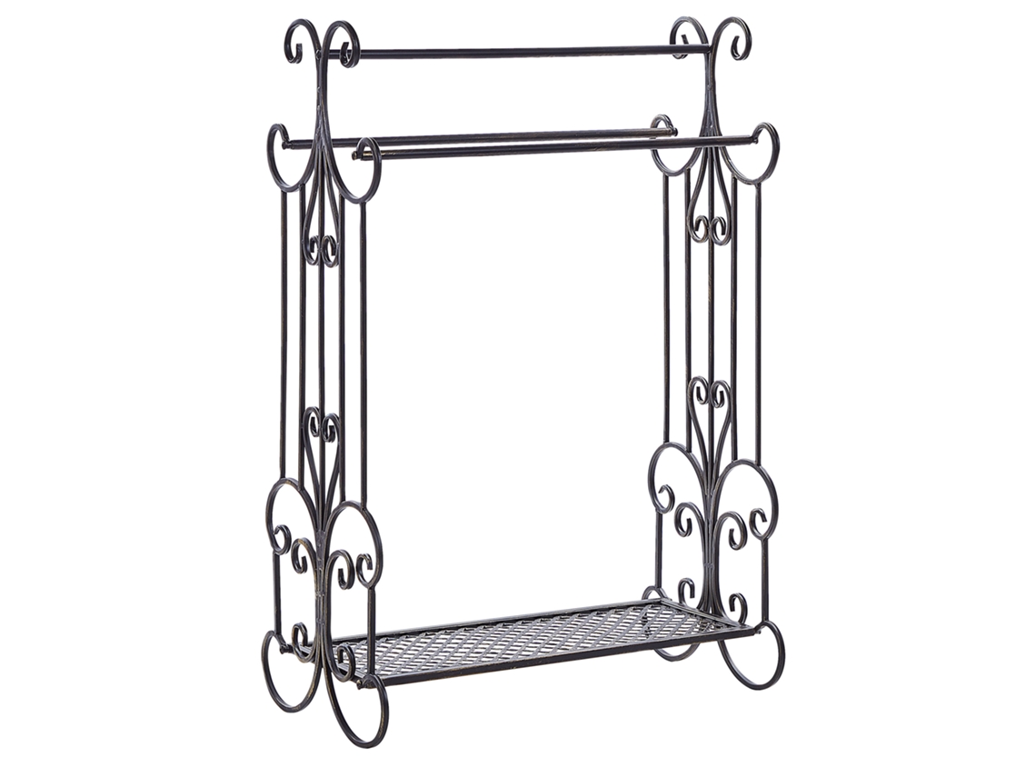 Toallero BELIANI Gladis de Hierro Negro 60x35x90