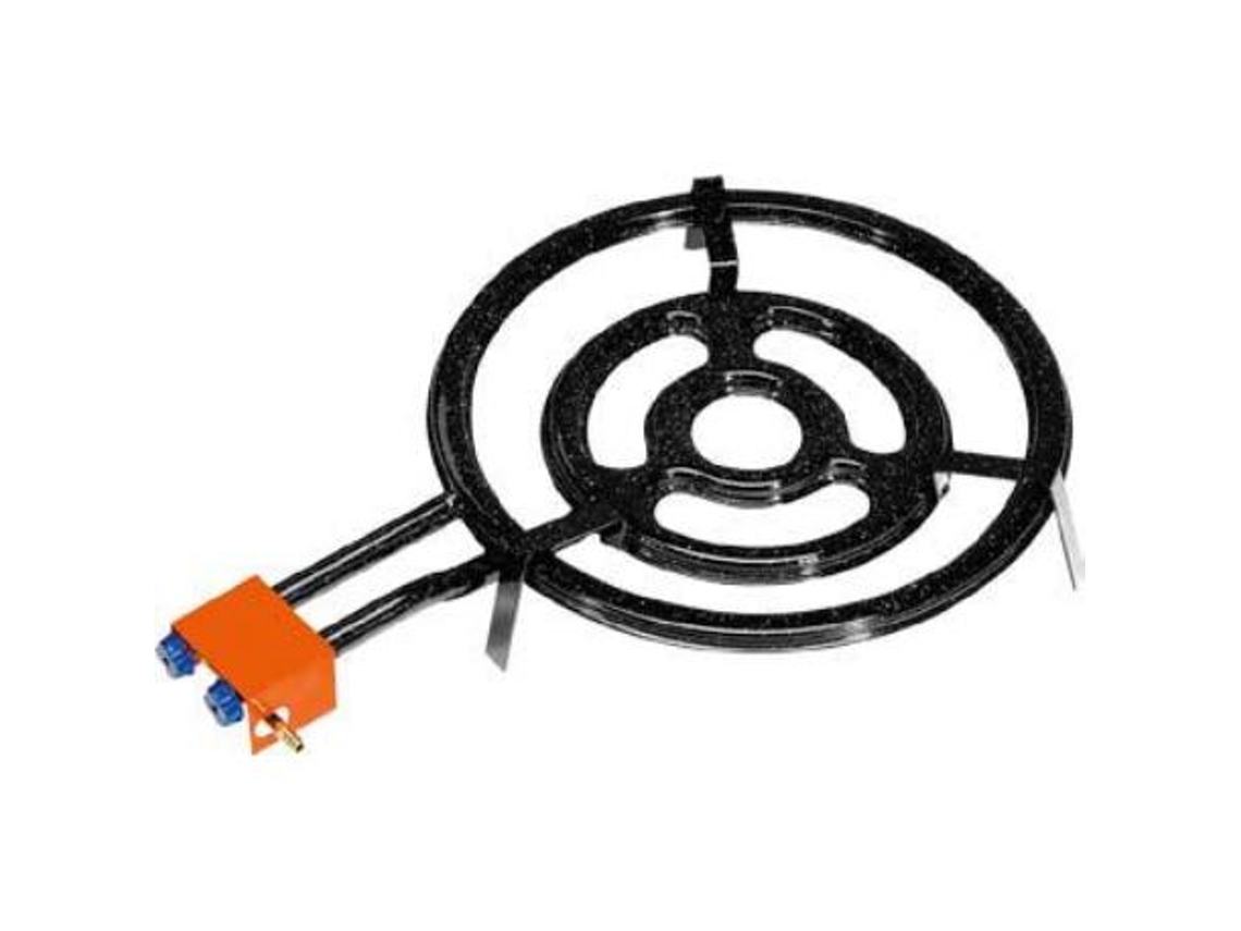 Garcima paellero gas l50-3 aros 2 fuegos plano 76050