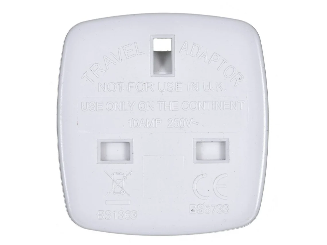 Adaptador de Enchufe Universal de Viaje GEMBIRD A-AC-UKEU-001 (Tipo G)