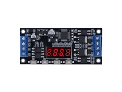 Módulo Temporizador Bipolar Multifuncional Negro Con Interruptor De Retardo Ajustable, Dc7-30v