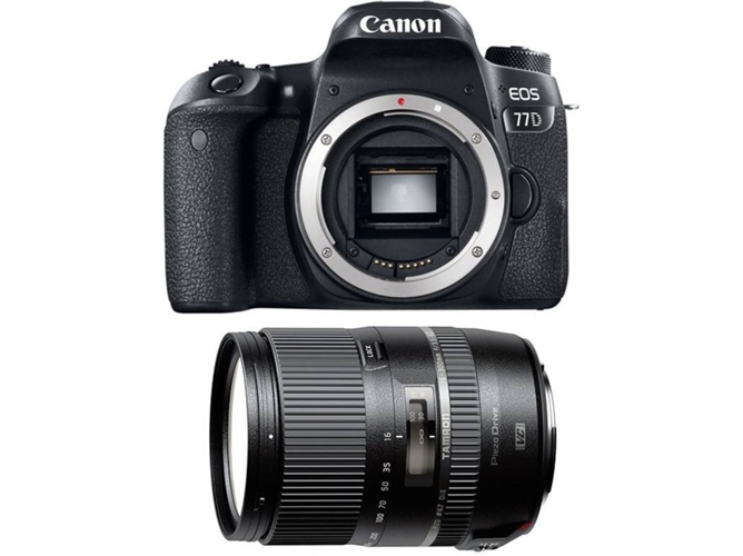 Kit Cámara Réflex CANON EOS 77D + Tamron 16-300mm VC PZD