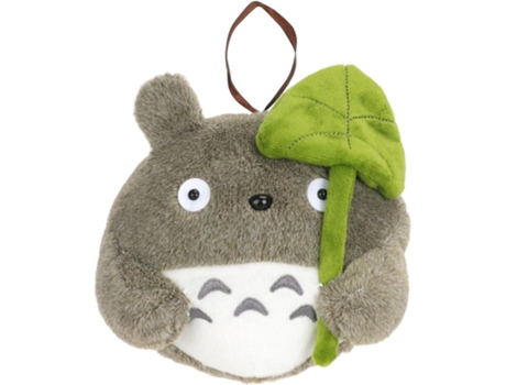 Peluche Totoro Grande con Hojas de Loto, 20 cm