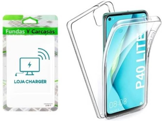 Funda y Protector de Pantalla LOJA CHARGER 4X1 360° Protección total Huawei P40 Lite Transparente