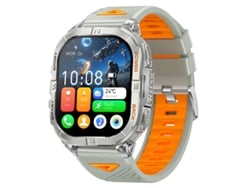 Reloj Inteligente K72 Amoled Con Gps Brújula Y Monitor Actividad Física Para Exteriores Gris