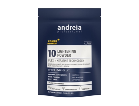 Vegan Power Aclarante Rubio 10 Polvos 500G ANDREIA