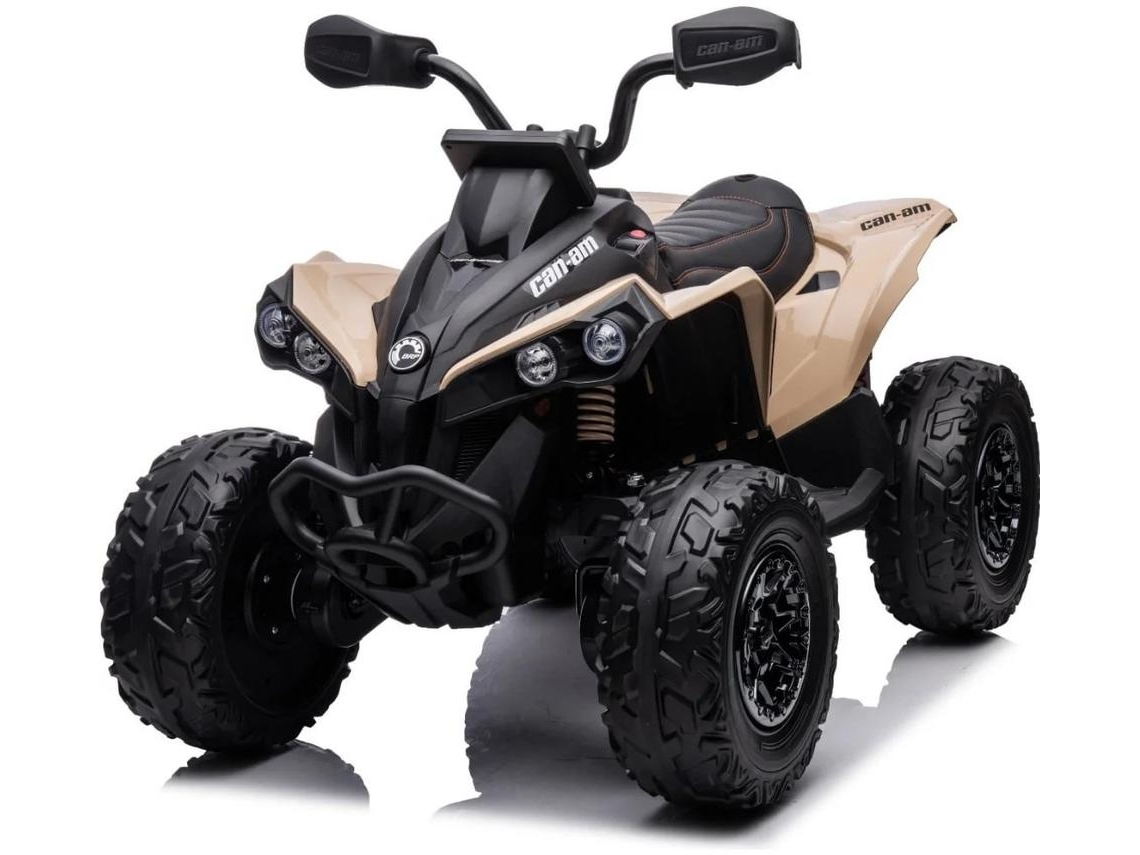 Quad Eléctrico Batería - Can-am Renegade 12v - 3 A 7 Años - 4x4 - Caqui