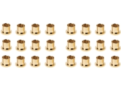 24 Piezas De Tapas Protectoras Chapadas O Tapones Para Cortocircuitos Para Conectores Rca