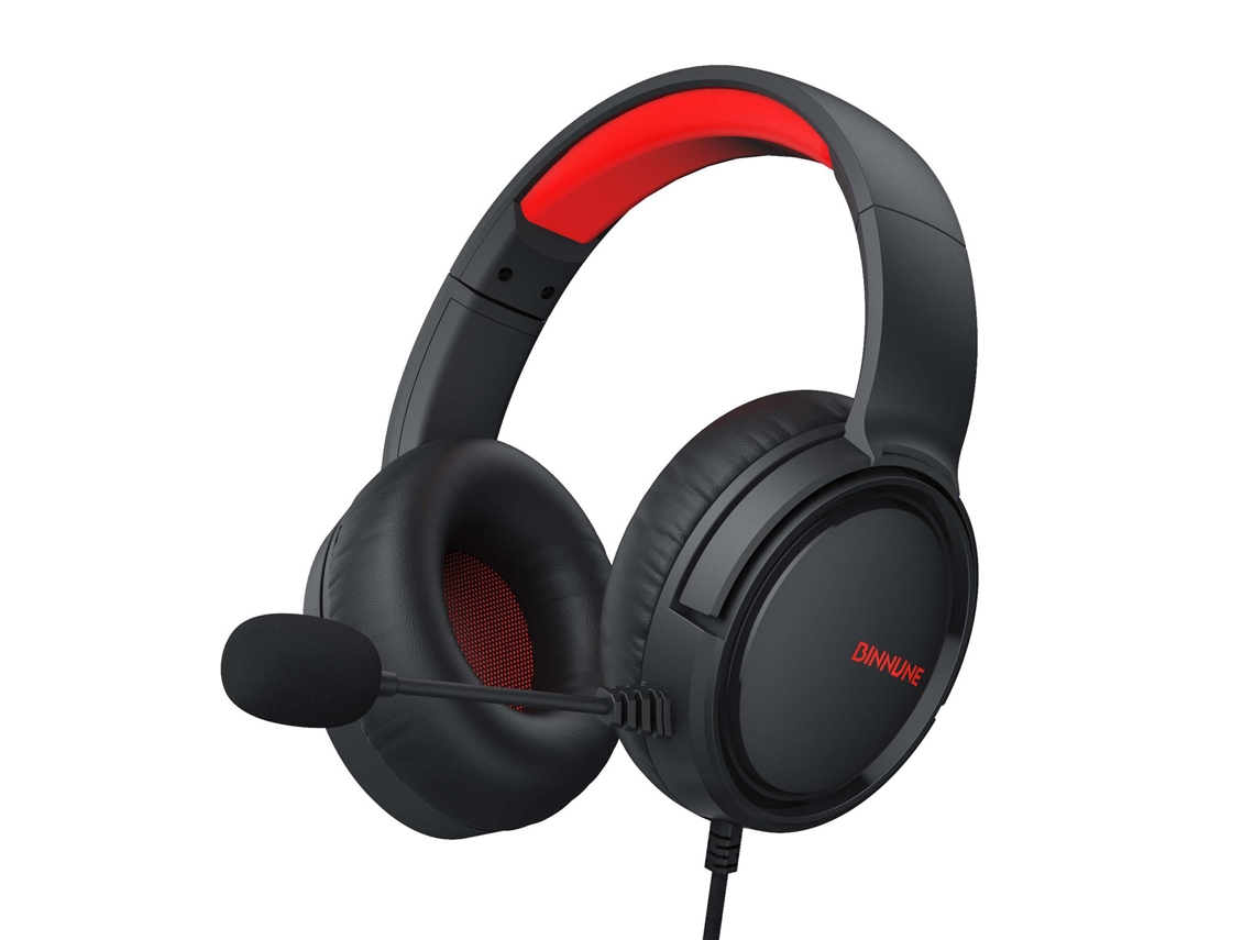 Auriculares Para Juegos Bg02 Con Micrófono, Cancelación De Ruido, Sonido Envolvente Con Cable, Circumaurales, Compatibles Con Pc Y Portátiles.