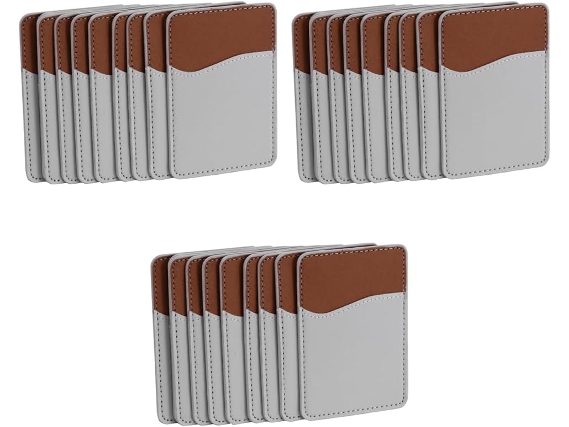 30 Unidades De Fundas Para Teléfono Tipo Cartera En Blanco De La Serie De Sublimación