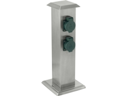 ACESS. EGLO PARK 4 C/4 TOMADAS COR INOX