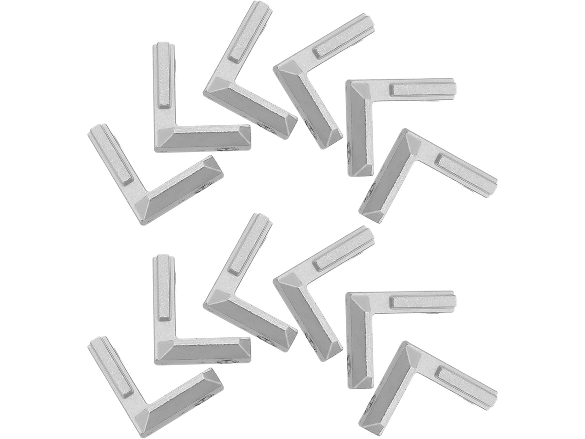 Juego De 20 Escuadras Angulares Para Muebles Y Estantes De Madera.