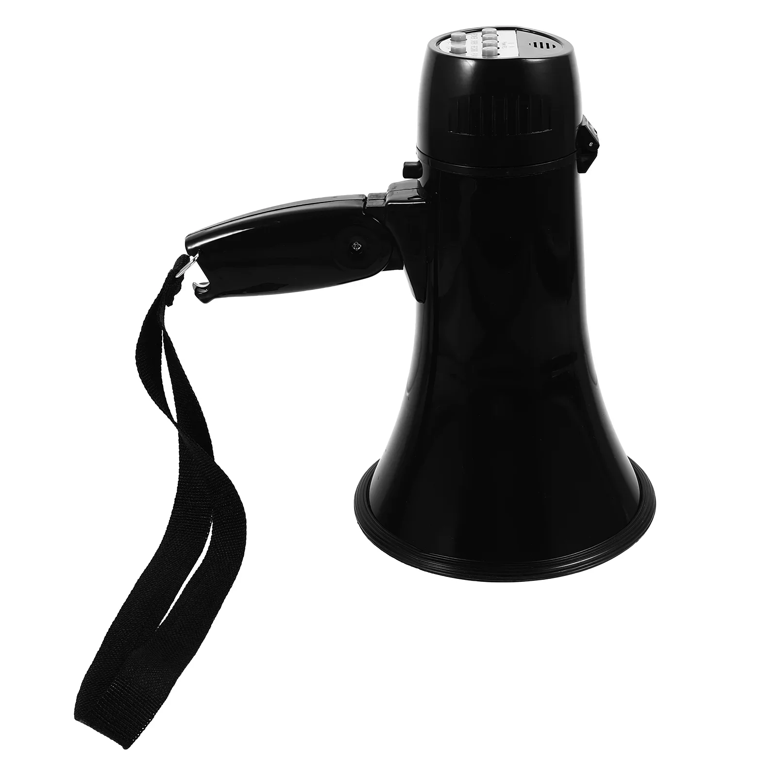 (negro) Megáfono De Mano De 25 W, Megáfono Pequeño De Plástico, Ligero Y Portátil.