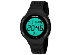 Reloj Electrónico Deportivo Multifuncional Impermeable Con Pantalla Digital (negro)