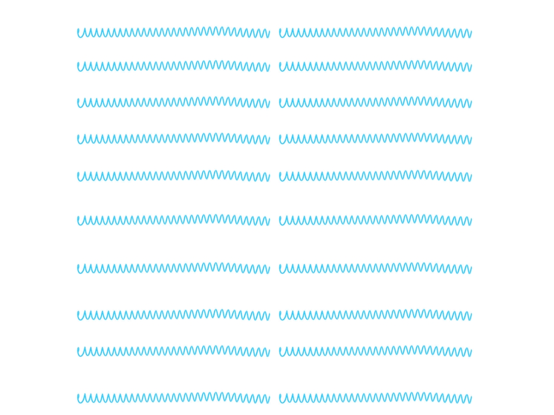 20 Espirales De Plástico Abs Para Encuadernar 30 Hojas De Papel, Papelería, Color Azul.