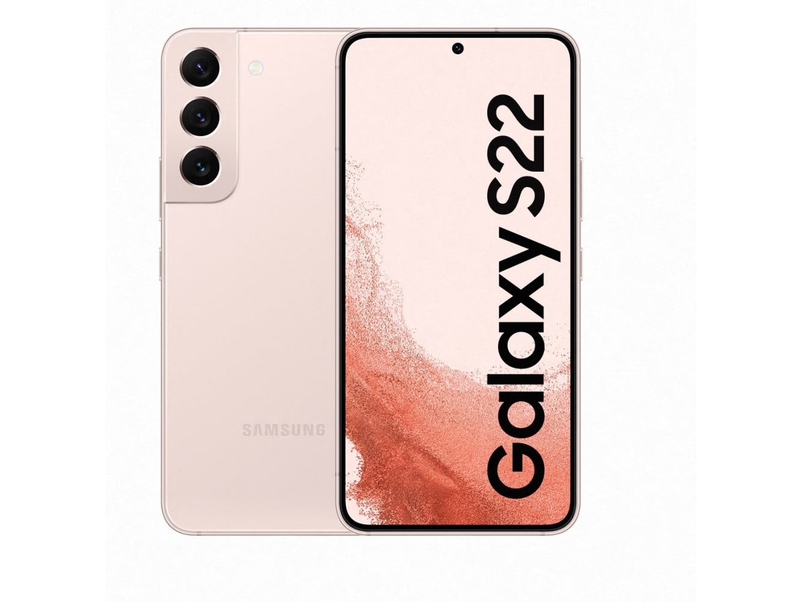 SAMSUNG Galaxy S22 5G 256Gb S901B Ds Rosa Grado C Smartphone Reacondicionado Señales de Uso