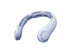 Ventilador De Cuello (azul) - Manos Libres - Ajuste De 5 Velocidades - Batería De 5000 Mah - Funcionamiento Silencioso - Recargable