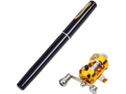 Caña De Pescar, Pescar Mar, Tru, Mini Portátil Para Exteriores, Telescópica Bolsillo, Accesorios Pesca