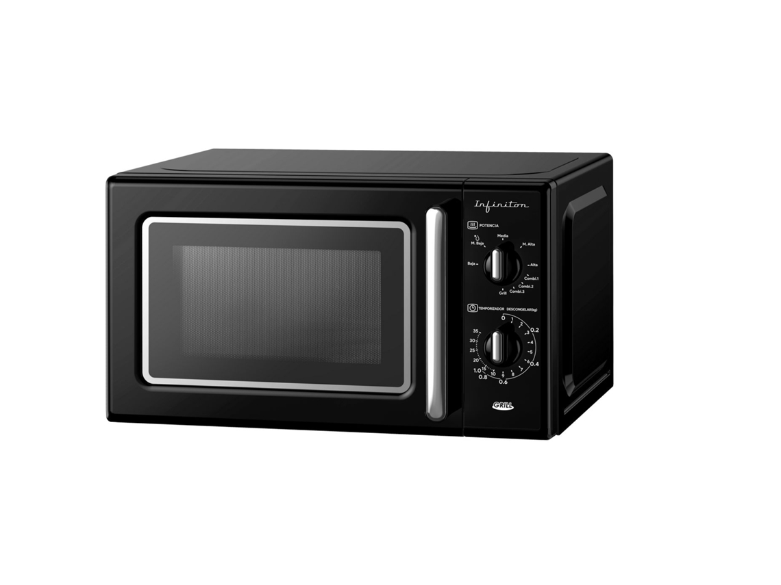 Microondas con Grill INFINITON Mw-Rt20B Gama Vintage 700W 20L Negro