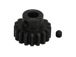 Engranaje De Motor Para Coche Rc M1.5 8mm Agujero Interior Acero Engranaje Piñón Con Tornillo M5 Para Vehículo Modelo 1/5 17t