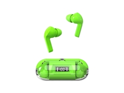 Auriculares Inalámbricos Pantalla Led Táctil Deportivas Prueba YIZHOOD Bluetooth Verde