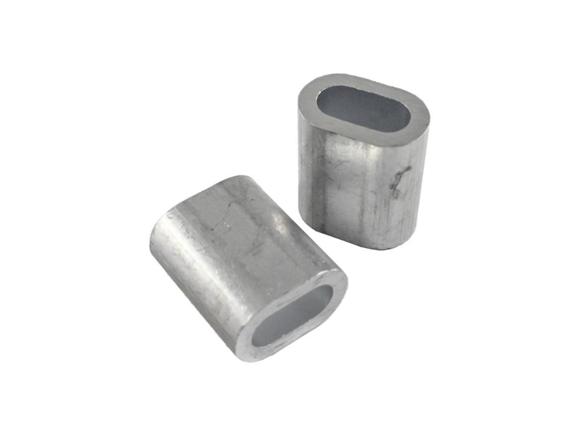 Casquillo aluminio din 3093-3mm b-200