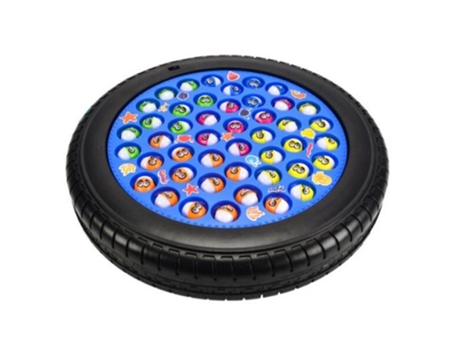 Juego de Pesca de Juego Musical Giratorio Eléctrico Azul-A