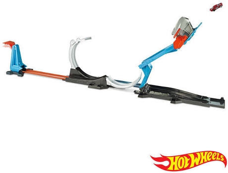 Pista para Coches HOT WHEELS Track Builder Rocket Launch Challenge