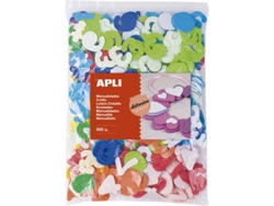 Números Adhesivos de Goma Eva APLI Colores Variadas (500 unidades)