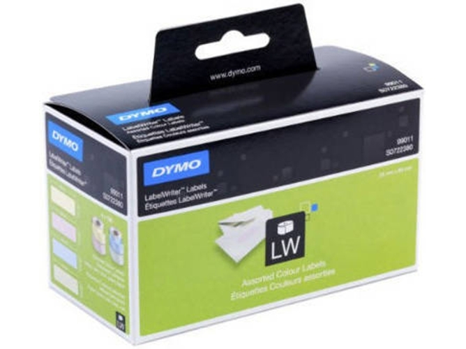 ETIQUETAS DYMO 28X89MM CORES