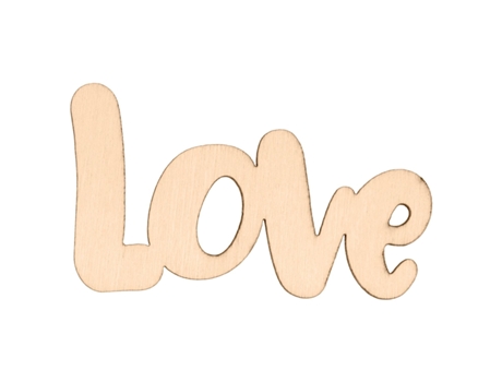 Palabra de madera 'Love' ARTEMIO