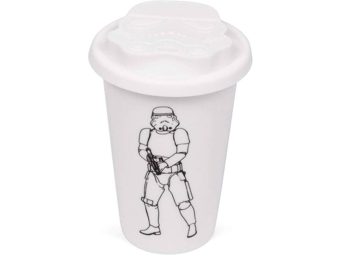 Taza de Viaje SHEPPERTON STUDIOS Stormtrooper Star Wars Blanco (275 ml)