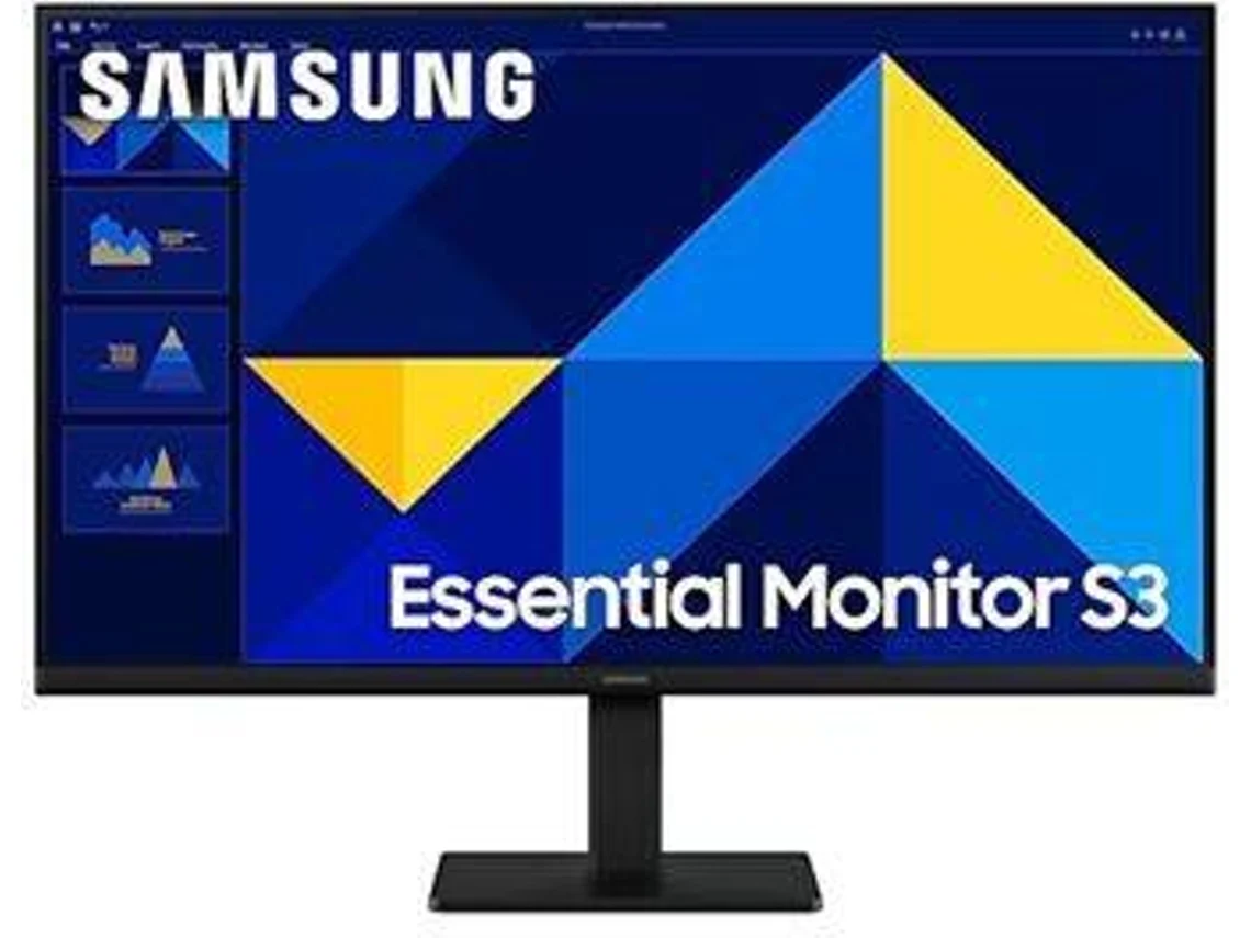 Monitor SAMSUNG Essential S3 27 - S30GD (27'' - IPS - FULL HD - 5 ms - 100 Hz - Negro) 