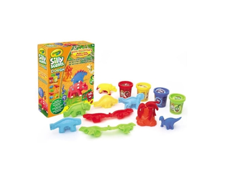 Plastilina CRAYOLA Olorosos Perfumada Set Dinosaurios (Edad Mínima Recomendada: 3 años)