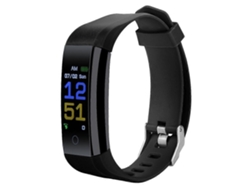 Pulsera inteligente impermeable de 115 p con monitor de frecuencia cardíaca y presión arterial para Android/iOS, color negro Ly Ebike