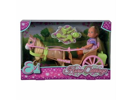 Muñeca bebé SIMBA Evi Love Horse Carriage ( 3 Años)