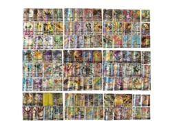 Juego De Cartas Coleccionables De Anime De 100 Piezas Para Niños, Con Materiales De Calidad.