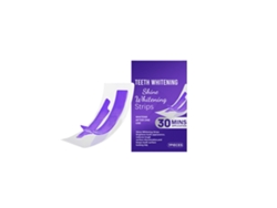 Tiras blanqueadoras de dientes moradas de Amz