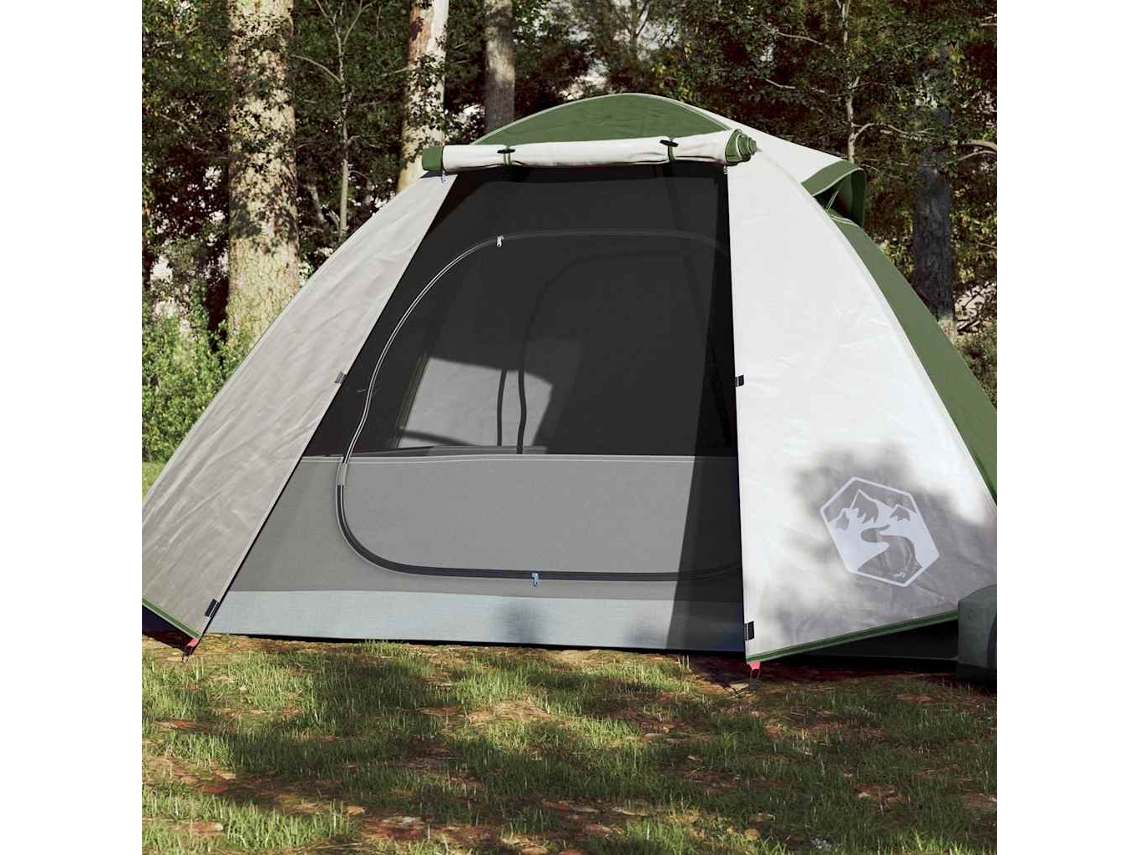 Tienda de campaña tipo domo impermeable verde para 2 personas