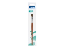 Pincel Escolar Plano Polybagr S Serie 121 Não. 14 Castanhomilan