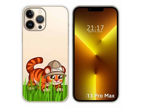 Carcasa iPhone 13 Pro Max (6.7) TUMUNDOSMARTPHONE Dibujos Transparente Multicolor