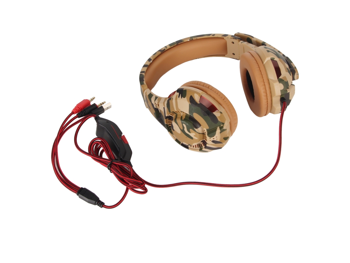 Auriculares Supraaurales Para Juegos Con Micrófono De 3,5 Mm Y Volumen Ajustable Para Pc, Ps4 Y Xbox One.