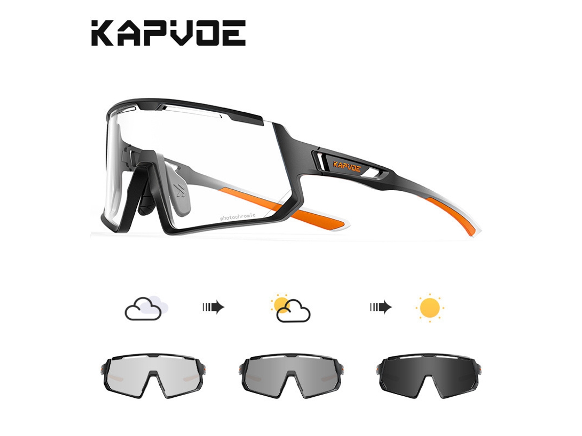 Gafas De Ciclismo Con Lentes Fotocromáticas De Doble Uso (día Y Noche), Pantallas Para Bicicleta, Unisex, Protección Uv.