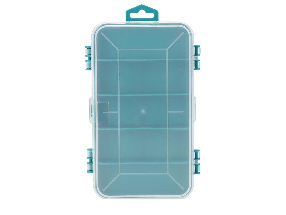 Caja De Embalaje Portátil Con Almacenamiento Bilateral Y Tapa Transparente Para Componentes Y Piezas Electrónicas (verde)