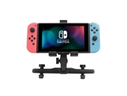 Soporte para reposacabezas Snakebyte para Nintendo Switch, color negro, fácil instalación, compatible con coche.