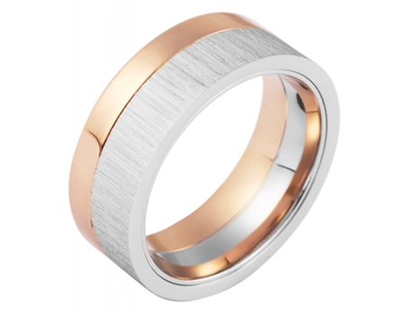 AKZENT Anillo de acero Inoxidable para hombre, San Valentín, compromiso, amistad– Tam.66 – 0136
