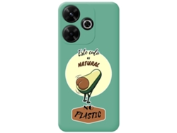 Funda Diseño Culo Natural para Xiaomi Redmi 13 4G TUMUNDOSMARTPHONE Silicona Líquida Verde