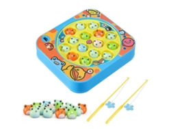 Ats-juguetes De Pesca Magnética Para Niños Juego De Pesca Giratsorio Eléctrico Con Placa Musical Set De Deportes Al Aire Libre Regalo Para Niños